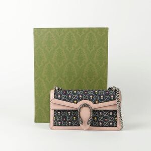 Floral Embroidered Dionysus Small Shoulder And Crossbody Bag